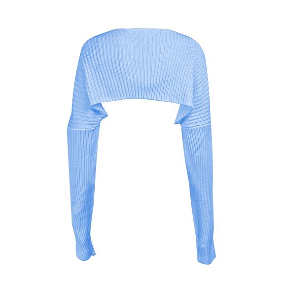 Cropped Knit Bolero Cardigan - Picture 3 of 4